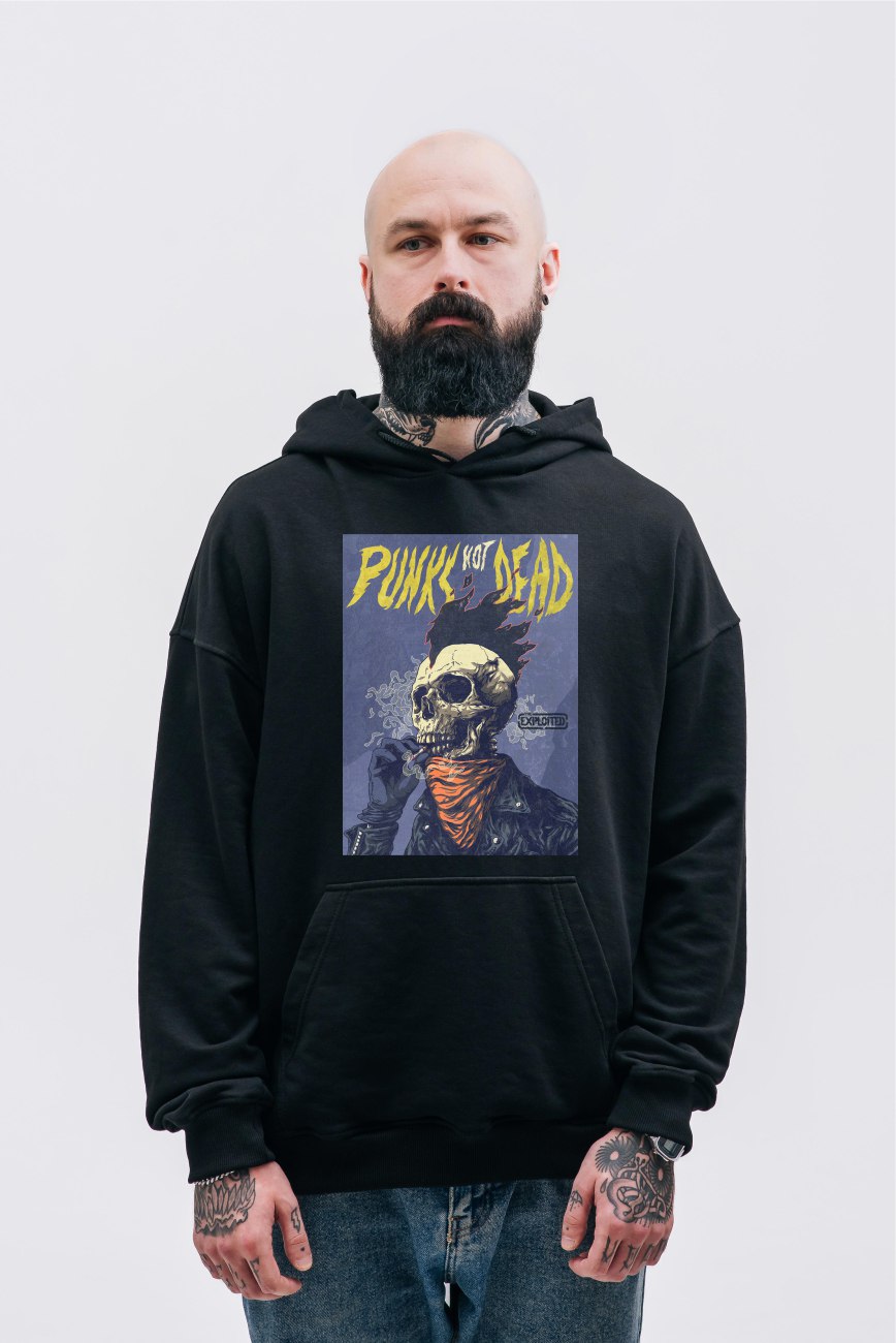 Кенгуру тринитка футер Punk not Dead S - XL